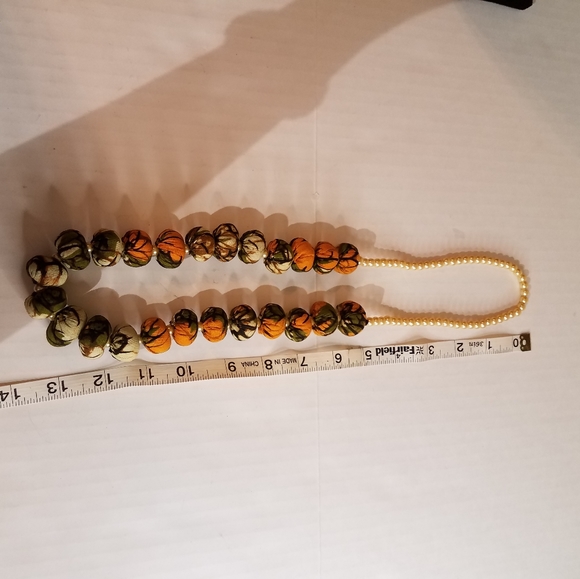 Fabric necklace j350 - Picture 3 of 6